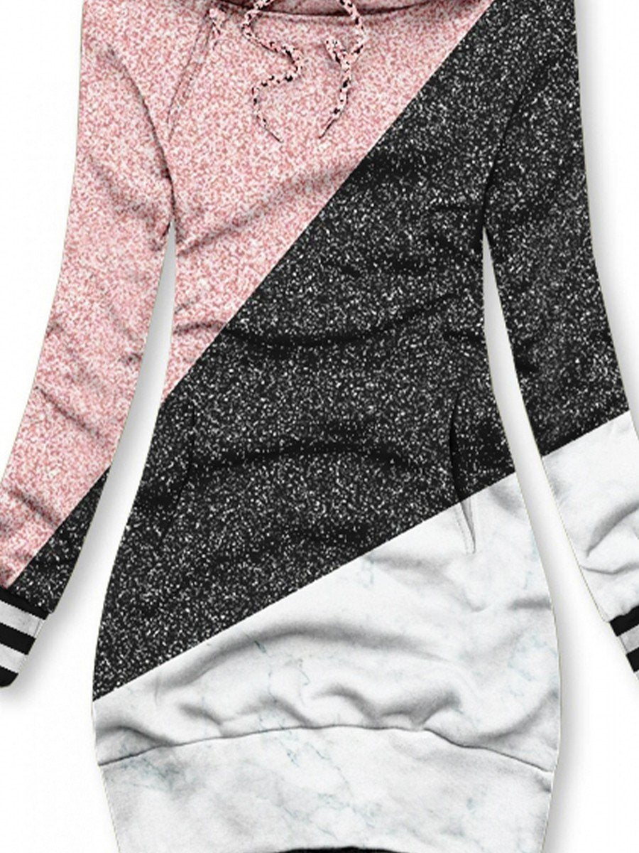 Women's Simple Stylish Stripe Art Slim Casual Sweatshirt