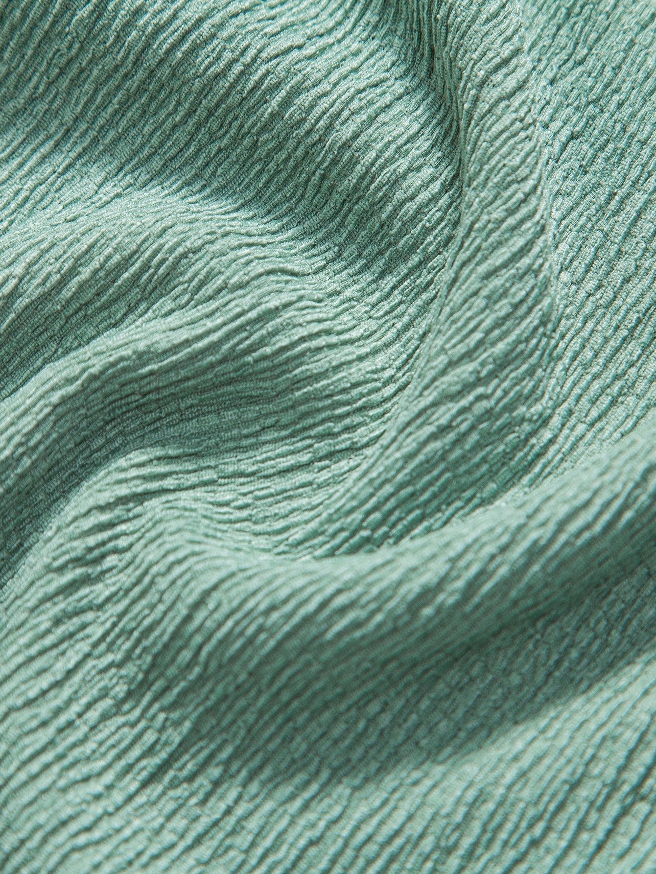 Wrinkled Textured Button Up Shirt & Shorts