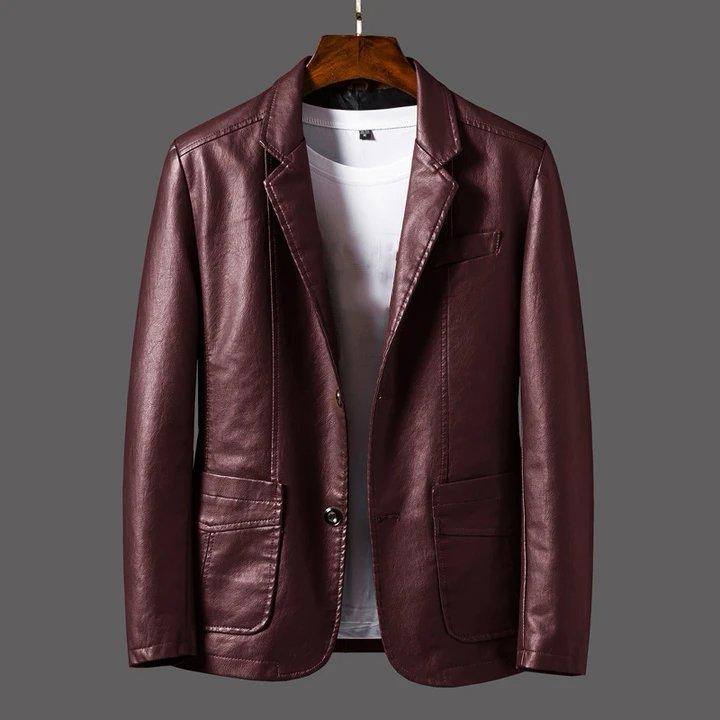 (🔥HOT SALE-40%OFF)Men's Classic Style Leather Jacket