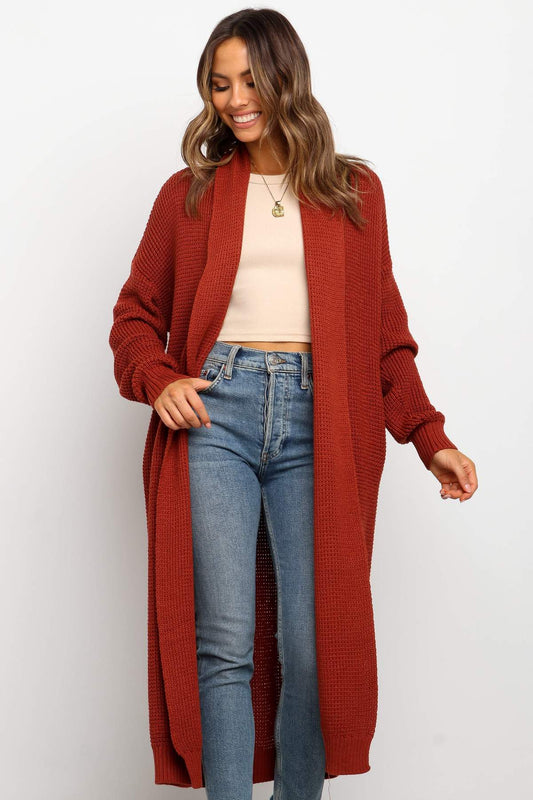 Long Cardigan Thick Wool Loose Large Sweater Coat