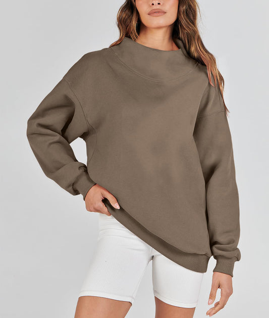 Women's Oversized Turtleneck Sweatshirt（Buy 2 Free Shipping）