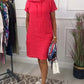 Women's solid color casual hooded cotton and linen dress