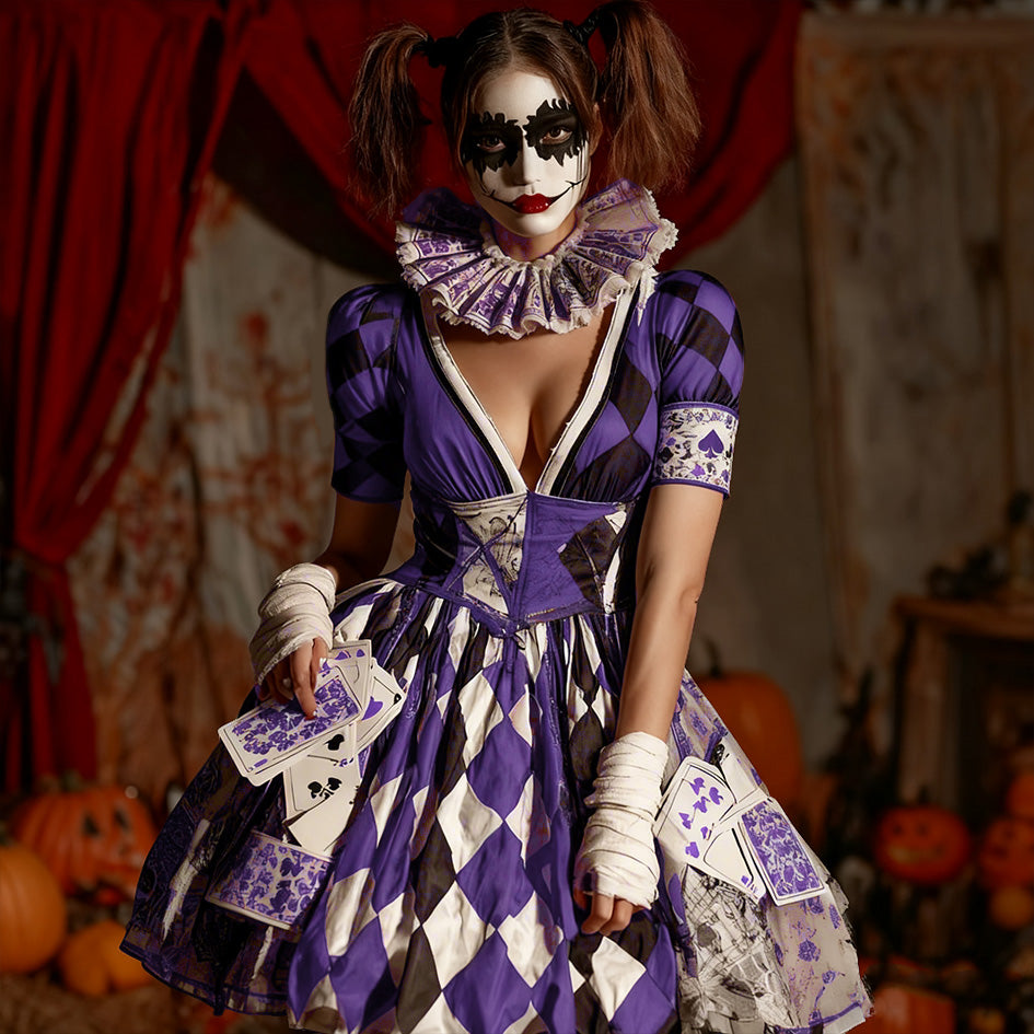 Women Halloween Cosplay Gothic Style Dress