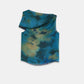 Watercolor Print Asymmetric Top & Skirt Set