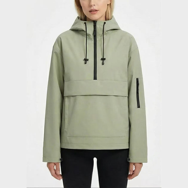 All-Season Waterproof Hoodie | Large Kangaroo Front Pocket & Warm Fleece Lining