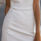 Chic Fold-Over Collar Sleeveless Satin Dress