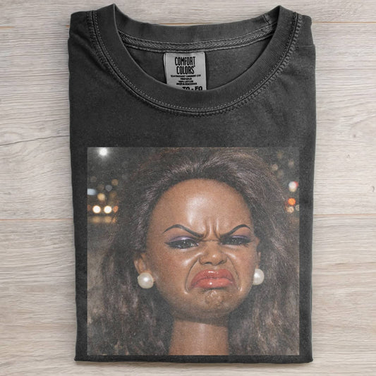 BLACK GIRL DOLL GIRL FUNNY MEME TEE
