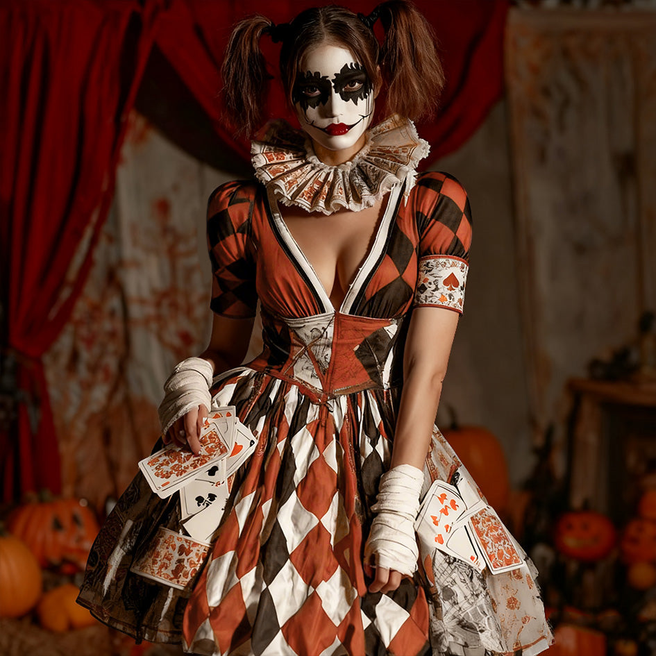 Women Halloween Cosplay Gothic Style Dress