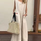 Women'S Casual Solid Color V-Neck Sleeveless Cotton And Linen Dress