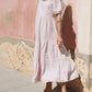 Women's Casual Solid Color Square Neck Short Sleeve Splicing Dress