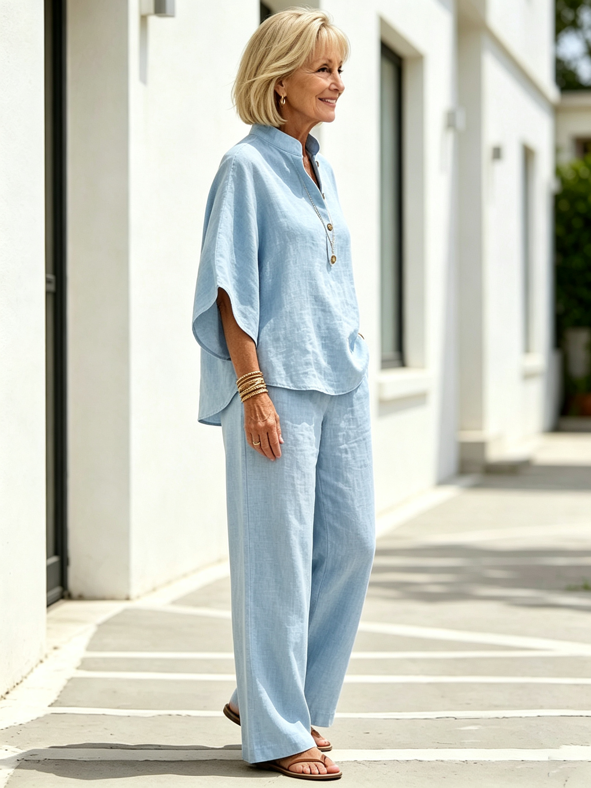 2Pcs Shirt Set Casual Urban Suit Women's Clothing