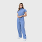 Women's 4-Pocket Loose Fit Scrub Jumpsuit Jog009