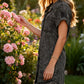 Limited time sale🔥Women's Button Down Frayed Hem Denim Shirt Dresses