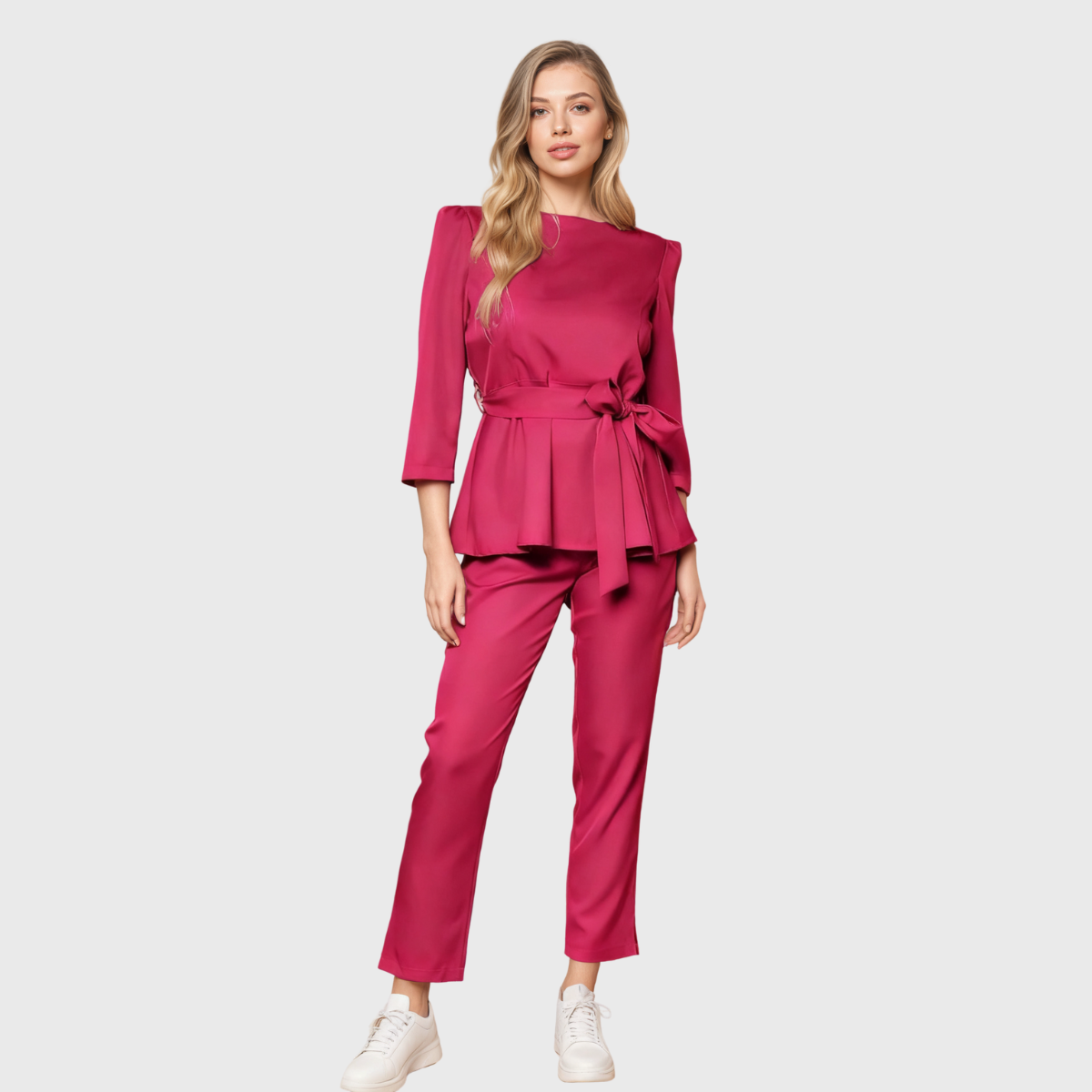 Women's Fashion Scrub Pants With Elastic Waistband