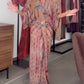 Kimono-Style Printed Dress