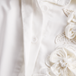 Sleeveless Shirt with 3D Floral Appliqué