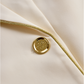 White Sleeveless Blazer Romper With Gold Trim
