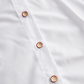 Chic White Button-Up Blouse And Black Pencil Skirt Set