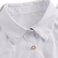 Chic White Button-Up Blouse And Black Pencil Skirt Set