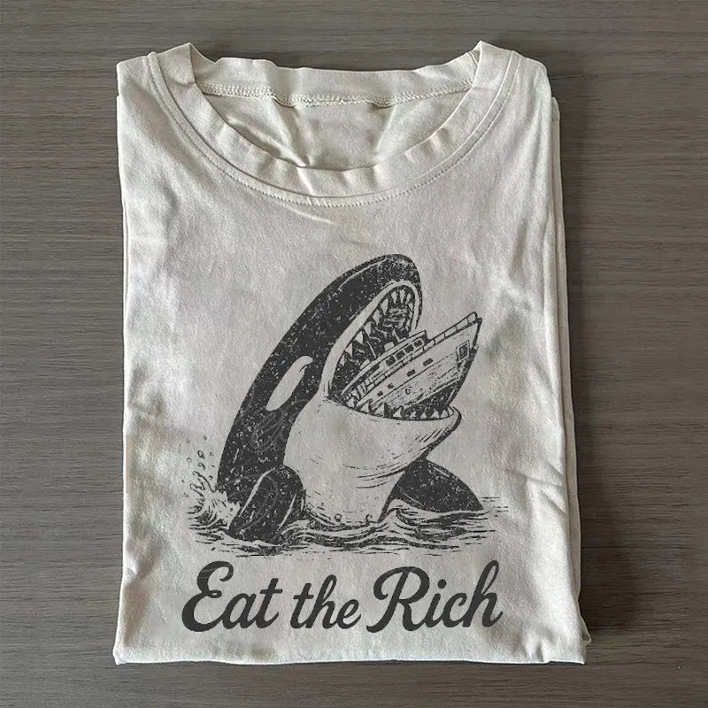 Eat The Rich Killer Whale T-shirt