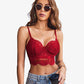 Lace Bustier Corset V Neck Cami Top
