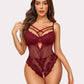 Floral Lace Crotchless Bodysuit