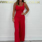 Wide Leg Vest Top Jumpsuit