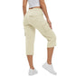 Women's Lightweight Hiking Capris: Quick-Dry, 6 Pockets, Loose Fit