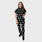 Women's Floral Printed Scrub Set CPJO2