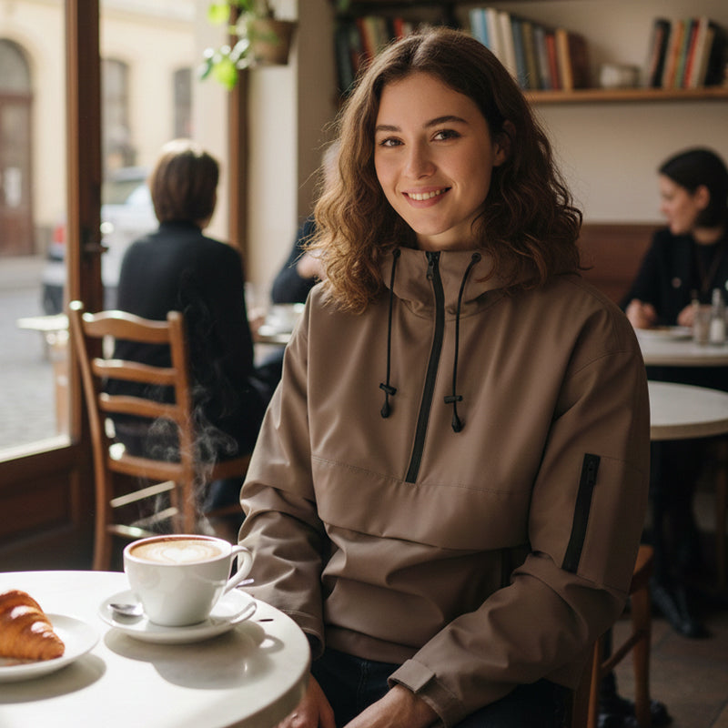 All-Season Waterproof Hoodie | Large Kangaroo Front Pocket & Warm Fleece Lining