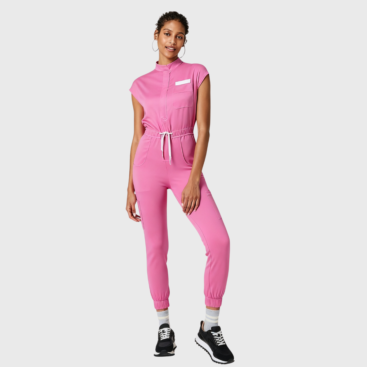 Women's 7-Pocket Soft™ Jogger Scrub Jumpsuit