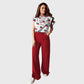 Women's  Printed Scrub Set ST6242