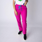 Women's Floral Printed Scrub Set CPJO2
