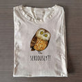 Seriously Confused Owl Meme Art Classic T-shirt