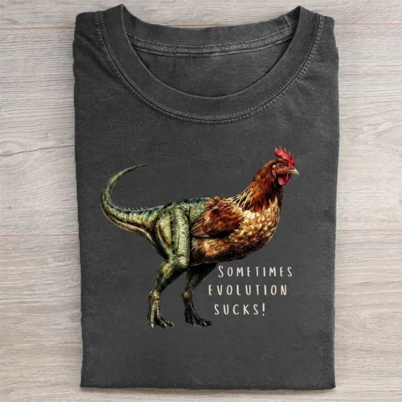Dinosaur Evolution Graphic T-Shirt