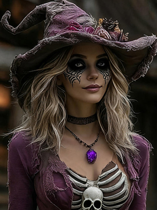 Halloween Party Felt Witch Hat