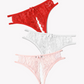 Lace Panties Floral Lace Briefs with Bow