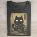 Bonsai Cat Japanese Style T-shirt