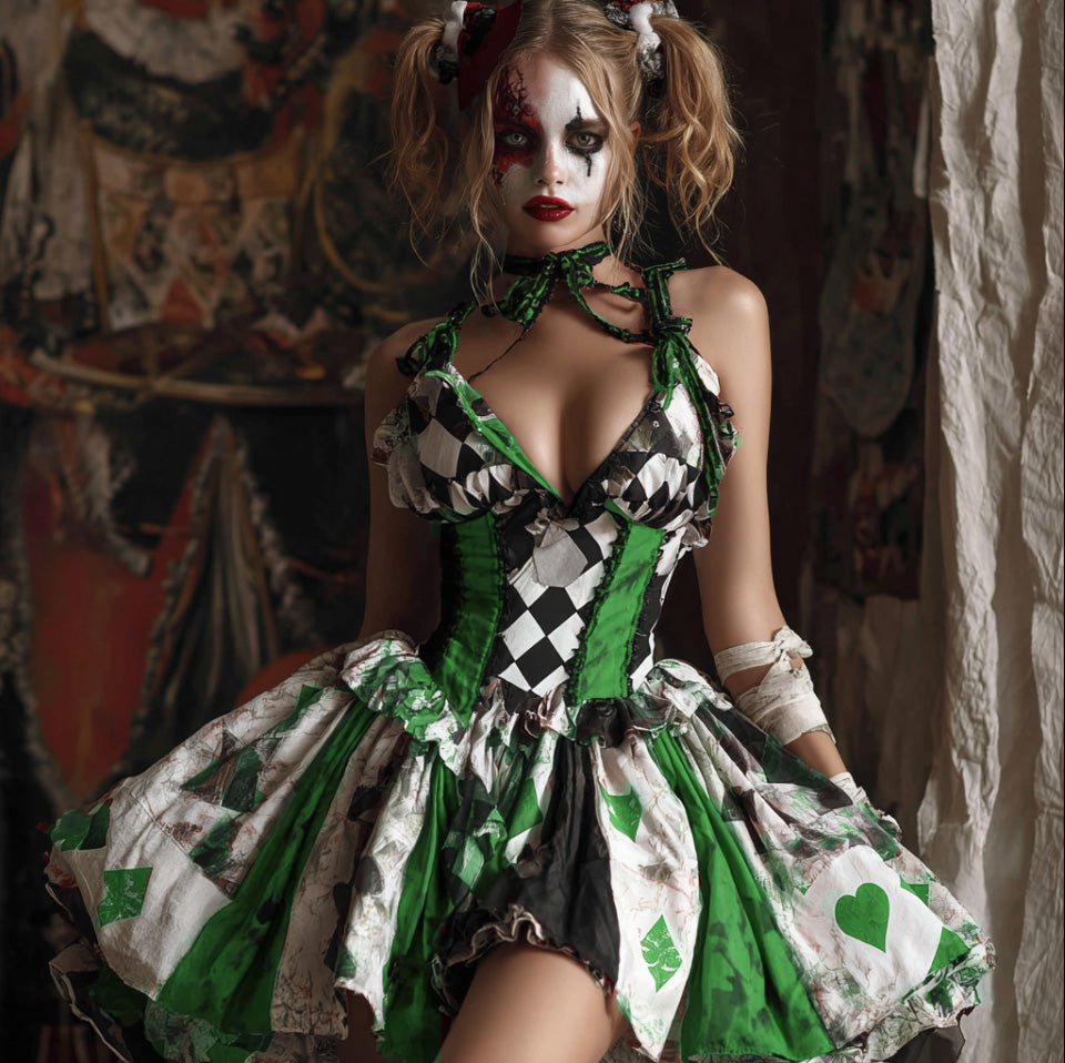 Women Halloween Cosplay Gothic Style Dress
