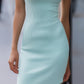 Stylish Asymmetrical Knit Bodycon Dress