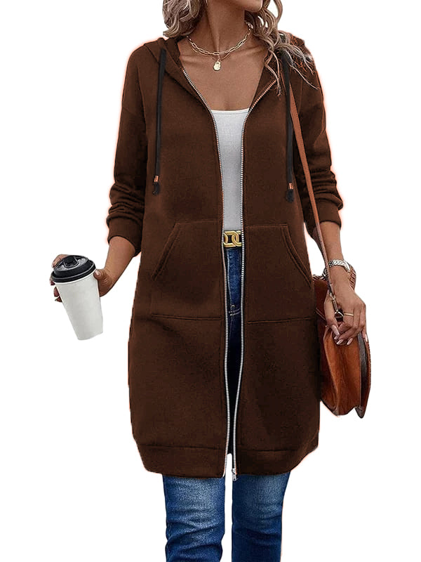 Women Casual Zip up Fleece Hoodies(BUY 2 FREE SHIPPING)