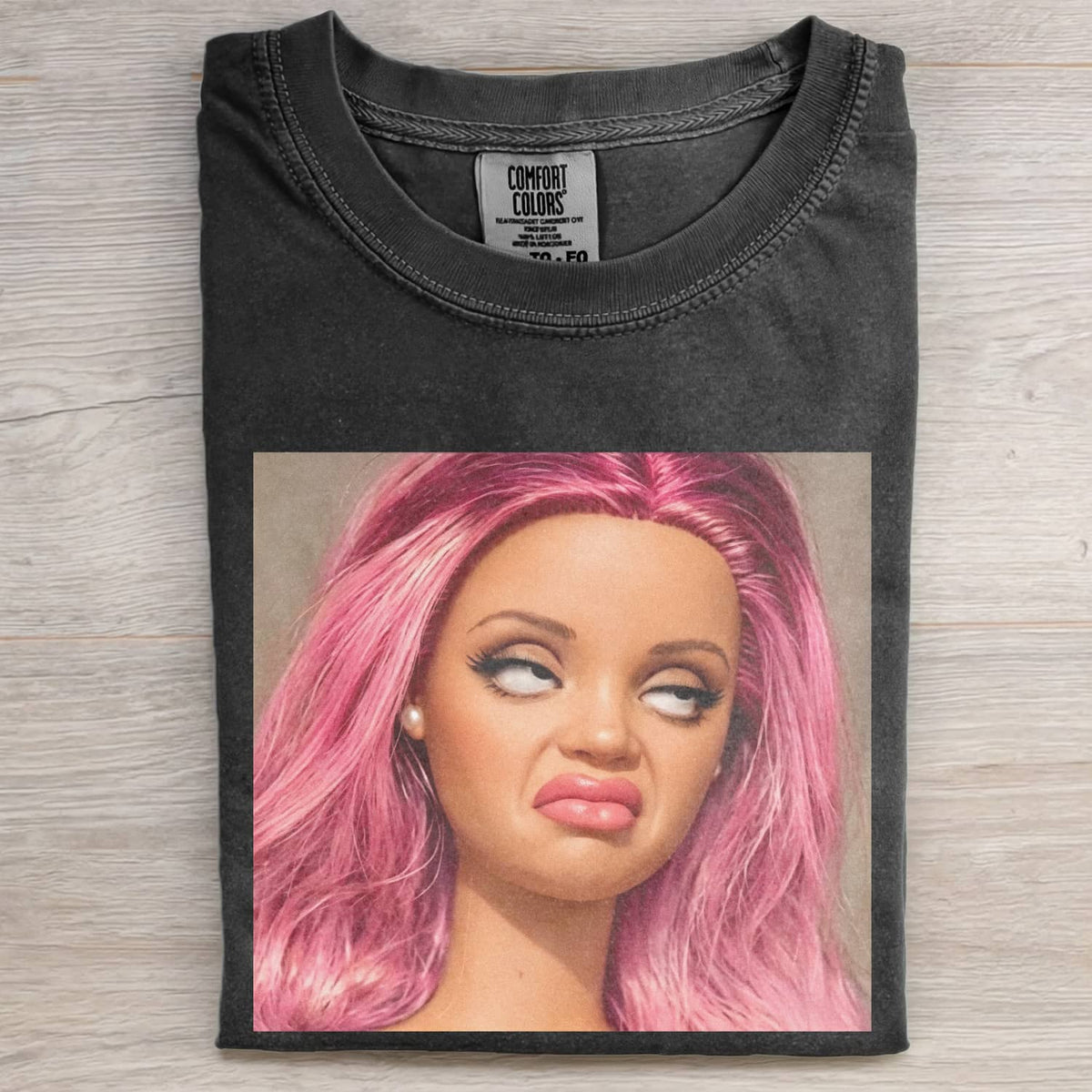DISGUSTED DOLL GIRL FUNNY MEME TEE