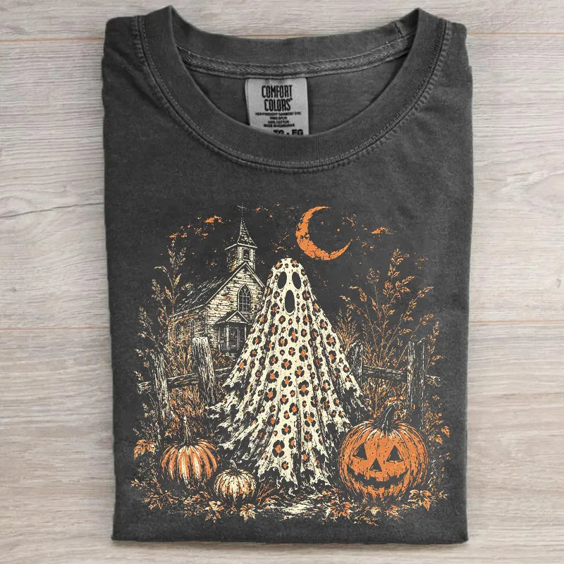 Fall Leopard Ghost T-shirt