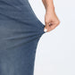 Stretchy Pull-On Wide-Leg Knit Jeans
