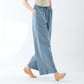 Loose Cotton Drawstring Wide Leg Pants For Yoga Dance With Pockets