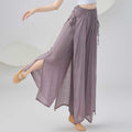 Solid Color Loose Cotton Linen Wide Leg Pants For Yoga Classical Dance (Extra 35% Off | USE CODE: FS35)