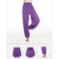 Solid Color Modal Yoga Dance Long Harem Pants