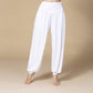 Solid Color Modal Yoga Dance High Waist Harem Pants With Pockets