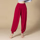 Solid Color Modal Yoga Dance High Waist Harem Pants With Pockets