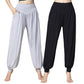 Solid Color Modal Yoga Dance High Waist Harem Pants With Pockets